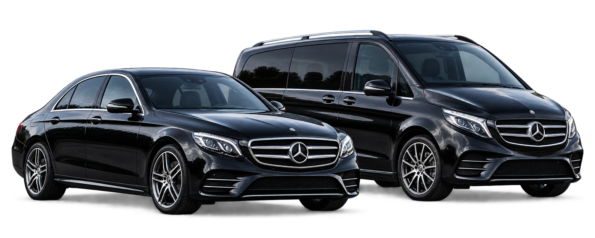 Illustrative executive car and passenger vehicle